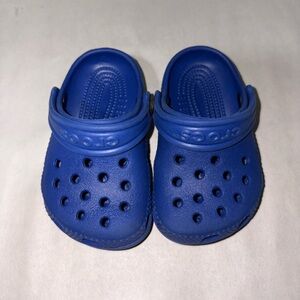 Dark Blue Crocs - Kids Size 2/3 C